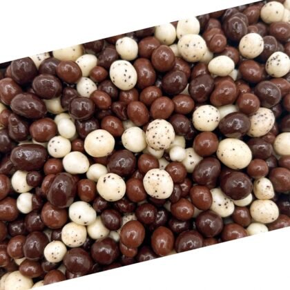 Chocolate Covered Espresso Coffee Beans | 2 Pound Bag | Tricolored Bulk Candy
