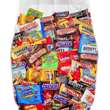 Bulk Chocolate Candy Variety Pack - 5lb Easter Chocolate Bulk Candy Individually Wrapped Chocolate for Egg Hunts, Party Favors, Office Snacks, Gift Bags & Pinata Stuffers - 5 Pound Bag of Candy Party Mix