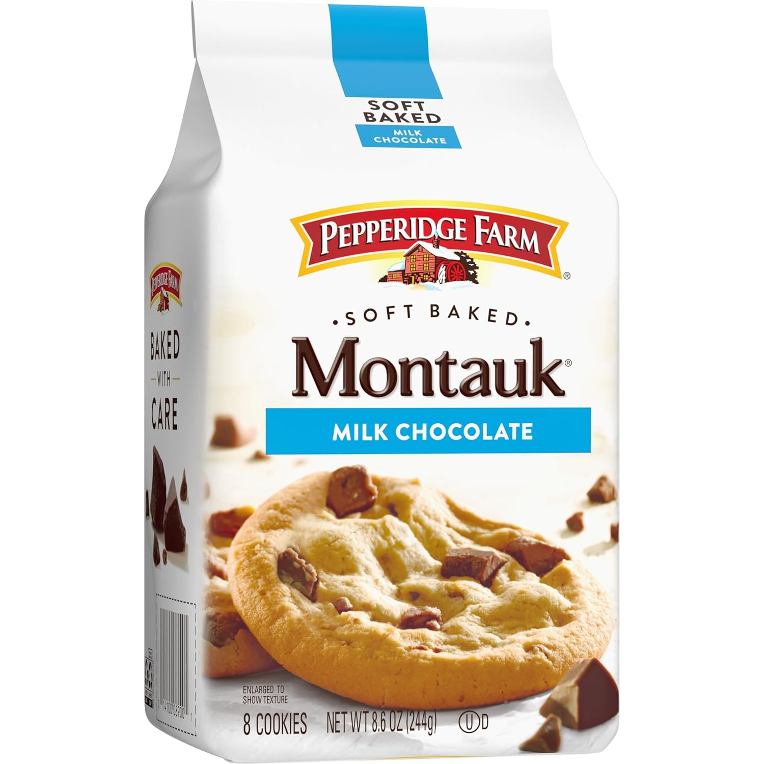 Pepperidge Farm Montauk Soft Baked Milk Chocolate Chunk Cookies, 8.6 Oz Bag (8 Cookies) - Image 8