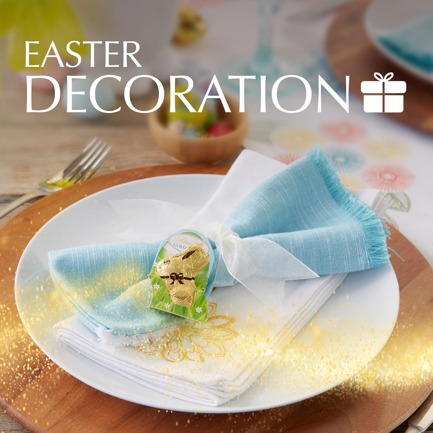 Lindt GOLD BUNNY Dark Chocolate, Hollow Mini Dark Chocolate Candy Bunny, 1.7 oz. Pack - Image 5