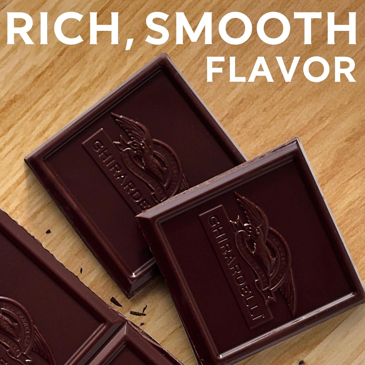 GHIRARDELLI Premium Semi-Sweet Chocolate Baking Bar, 4 oz – Smooth Baking Chocolate for Brownies, Fudge & Desserts - Image 3