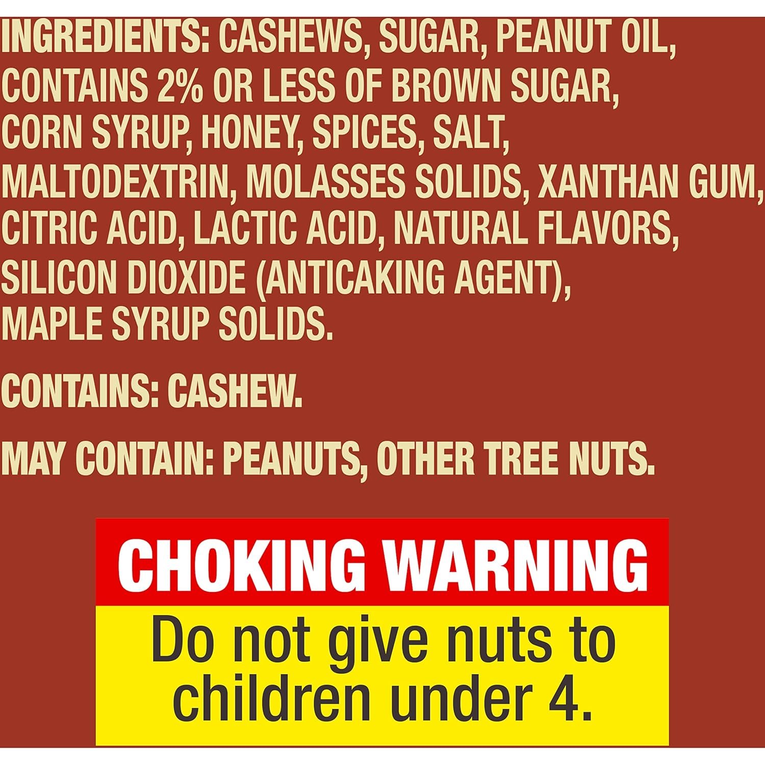 PLANTERS Cashews Cinnamon & Brown Sugar - Trail Mix Snack Pack - Snacks with Cinnamon & Brown Sugar, Snack Pack, Party Trail Mix, 5 Oz Bag - Image 3