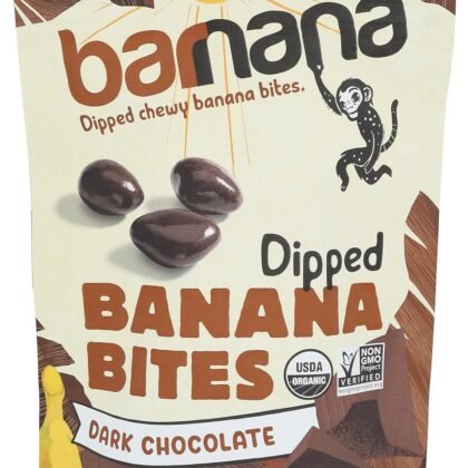 Barnana Dipped Banana Bites, Dark Chocolate, 3.5 Oz