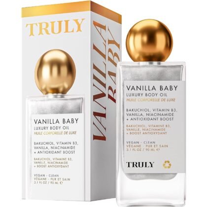Truly Luxury Body Oil | Hydrating & Illuminating with Natural Shimmer | For Smooth, Glowing Skin and Long-Lasting Fragrance