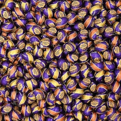 Easter Milk Chocolate Caramel Filled Creamy Mini Eggs Candy - 48 Count Indvidually Wrapped Mini Eggs - Perfect for Easter, Gift Basket Filler & Beyond - Bulk Party Pack