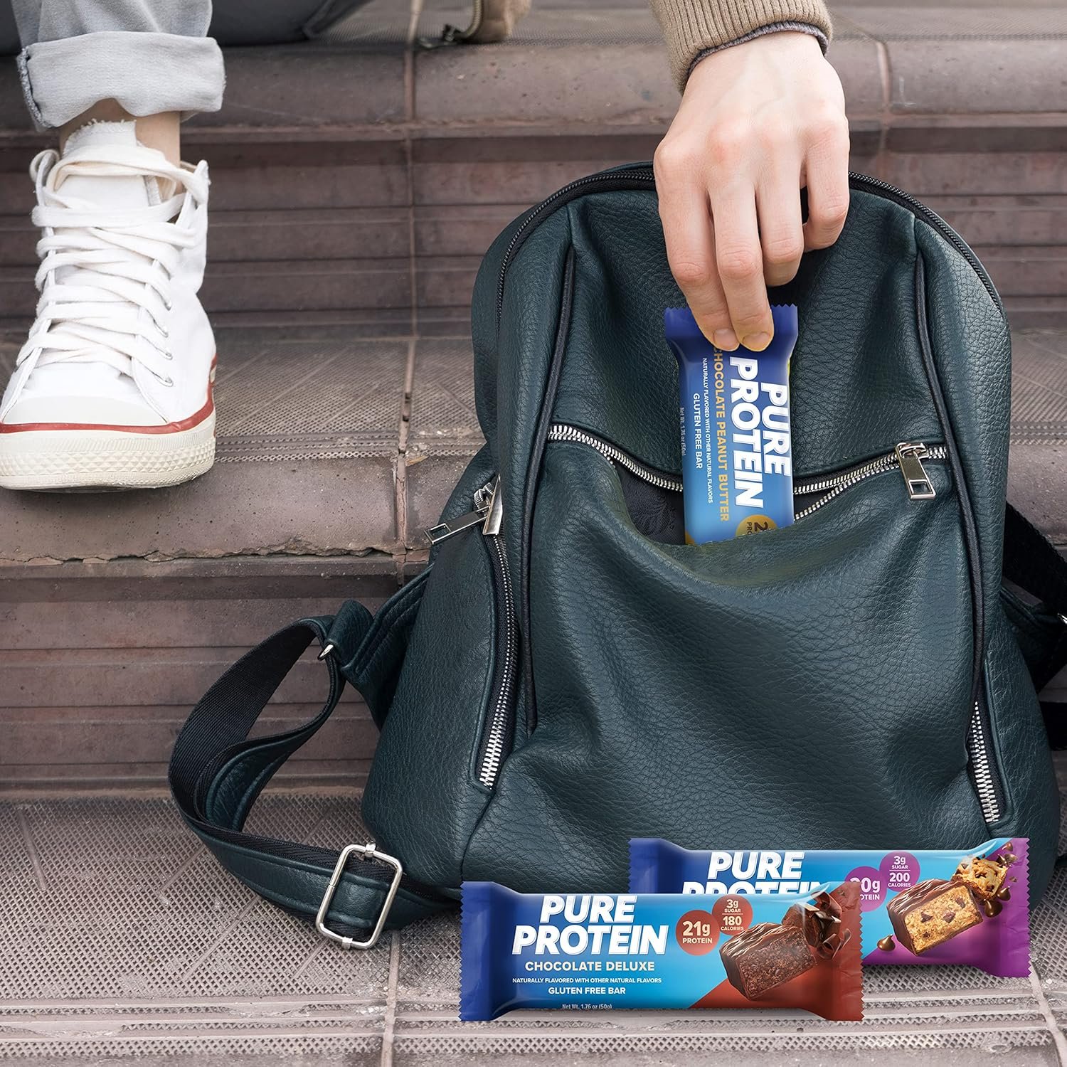 Pure Protein Bars, High Protein, Nutritious Snacks to Support Energy, Low Sugar, Gluten Free, Variety Pack, 1.76oz, 18 Pack - Image 6