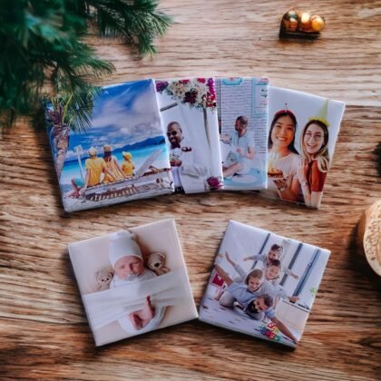 Set of 6 Custom Photo Magnets, Personalized Gifts, Holiday Keepsakes, Personalized Refrigerator Magnets, Birthday Favors, Baby Shower Favors, Wedding Favors, Branding, Newborn Keepsakes, 2"x2"