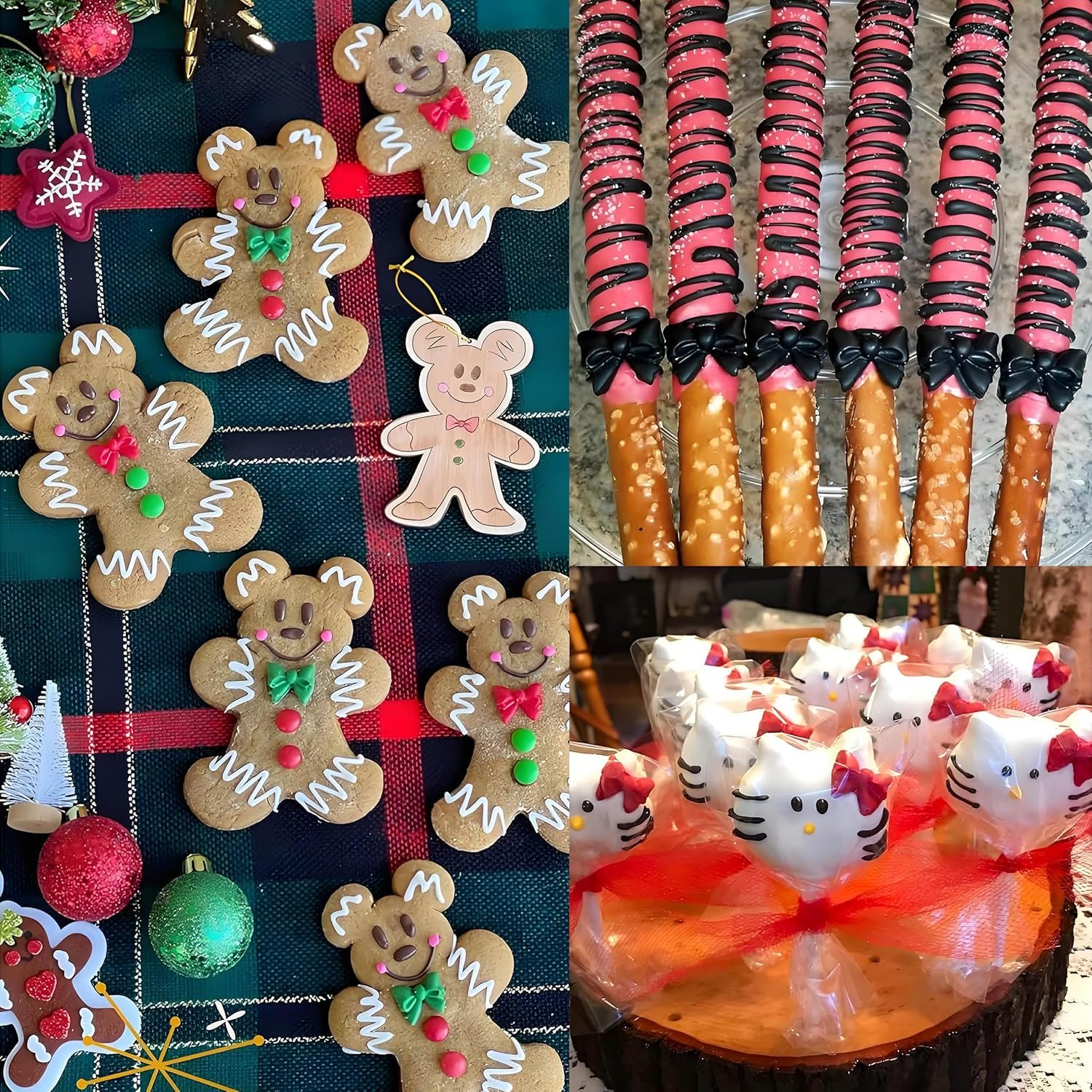 YunKo W0770 8 Mini Bows Silicone Fondant Molds Chocolate Sugar Candy Cake Pop Bow Craft Molds DIY Cake Decorating - Image 2