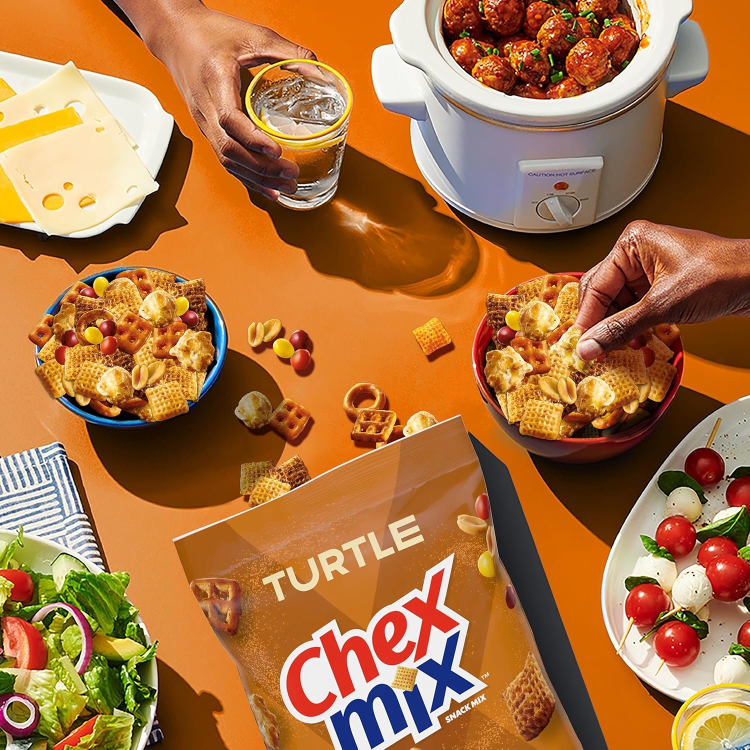 Chex Mix Turtle Snack Mix, Indulgent Snacks, Family Size, 13.5 oz - Image 5