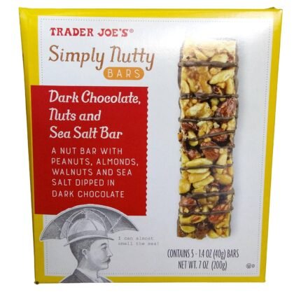 Trader Joe’s Simply Nutty Bars - Dark Chocolate, Nuts and Sea Salt Bar