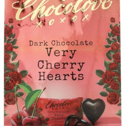 Chocolove Bites Chocolate Dk Chrry Hrts, 3.52 oz