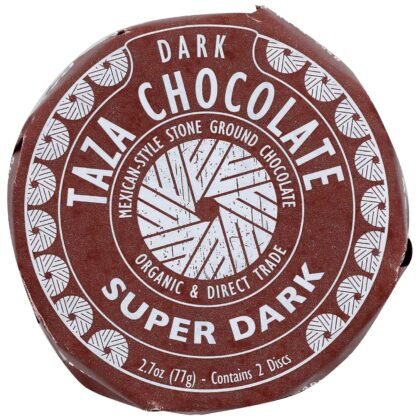 Taza Organic Chocolate Mexicano Super Dark Disc 85% Dark, 2.7 oz