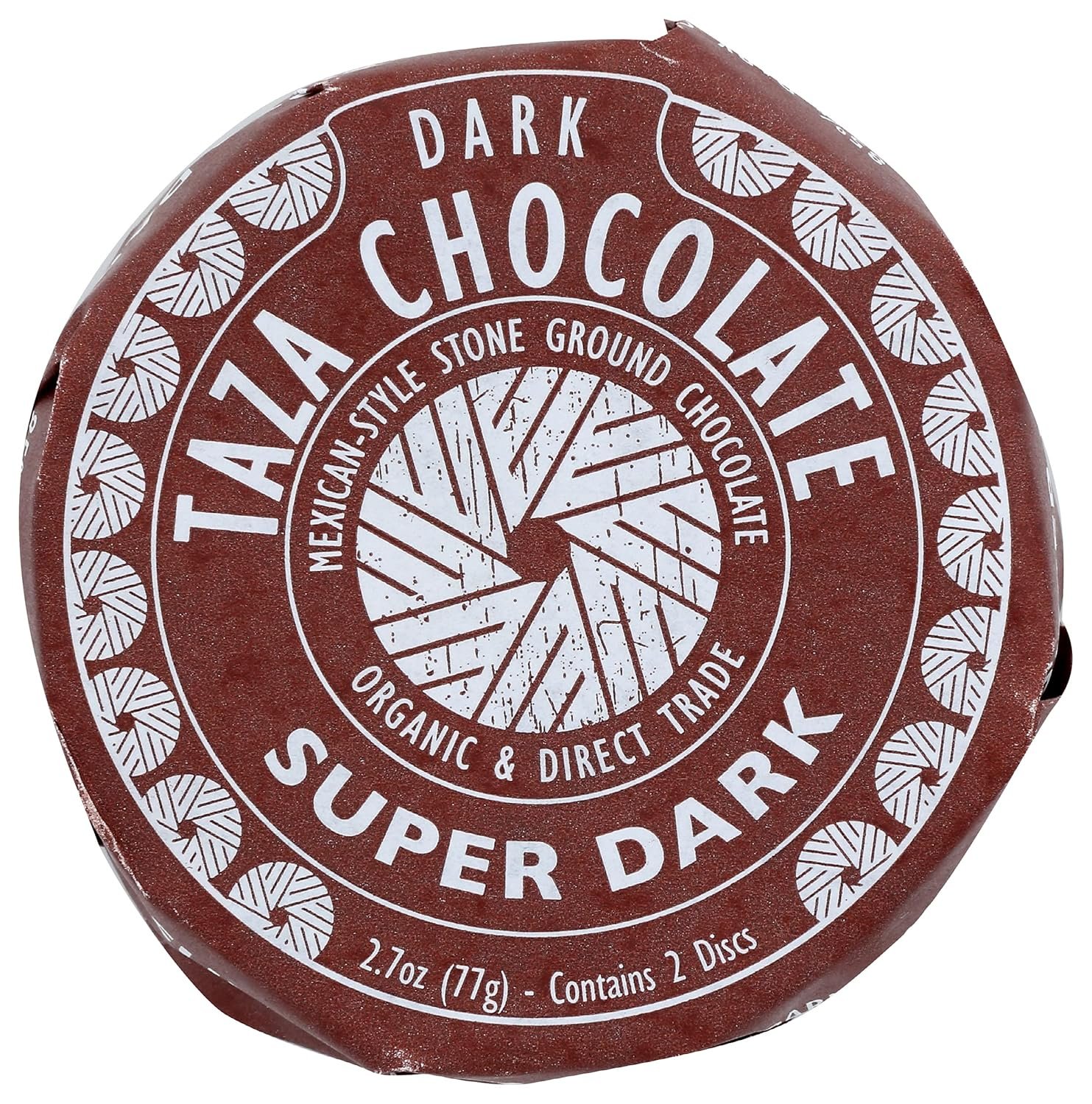 Taza Organic Chocolate Mexicano Super Dark Disc 85% Dark, 2.7 oz