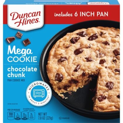Duncan Hines MEGA Cookie Chocolate Chunk Pan Cookie Mix, Easter Baking, 7.8 oz.