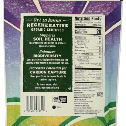 WHOLE FOODS MARKET REGENERATIVE ORGANIC COCOA POWDER, 8 OZ