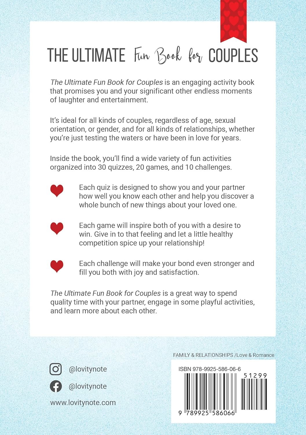 The Ultimate Fun Book for Couples: 60 Exciting and Lighthearted Quizzes, Games, and Challenges to Bring You Closer Than Ever - Image 2