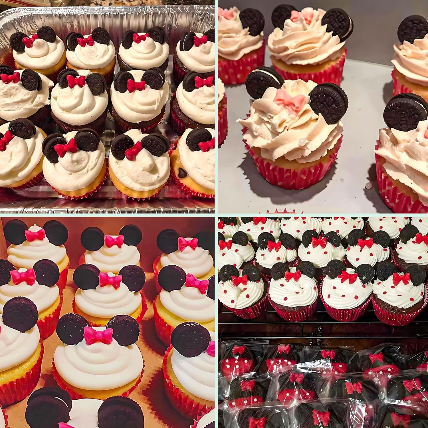 YunKo W0770 8 Mini Bows Silicone Fondant Molds Chocolate Sugar Candy Cake Pop Bow Craft Molds DIY Cake Decorating - Image 6