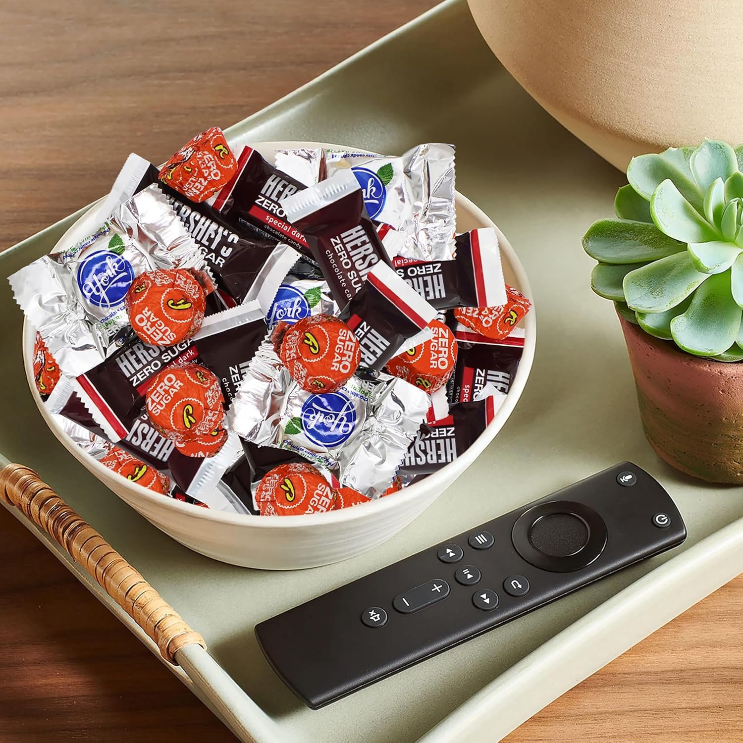 Zero Sugar Chocolate Candy Mix - 1 Pound Bulk Individually Wrapped Assorted Sugar Free Chocolates Candy Variety Pack for Parties, Snacks & Treats - Image 2