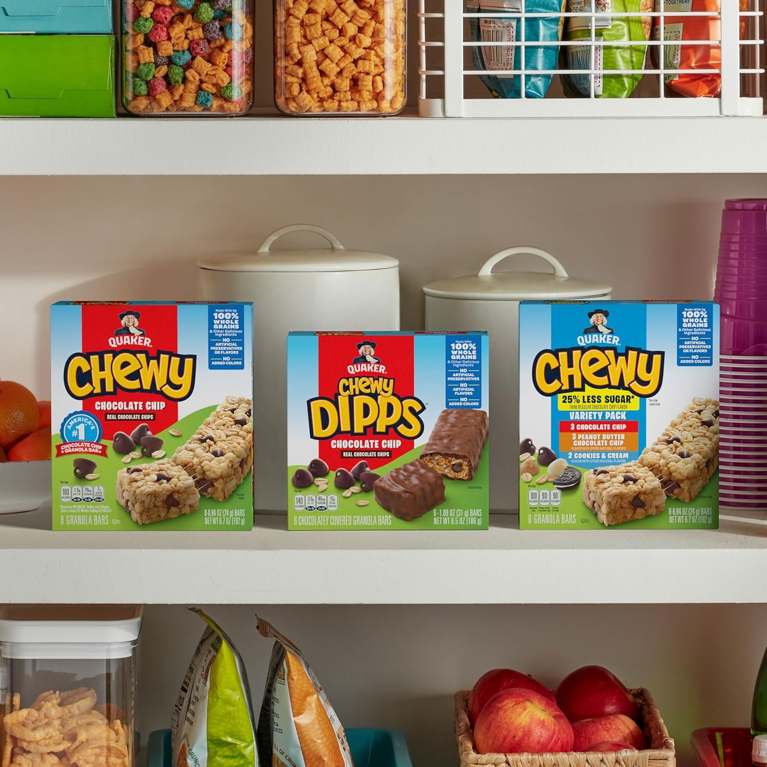 Quaker Chewy Granola Bars, Chocolate Chip, 58 Count - Packaging May Vary - Image 7