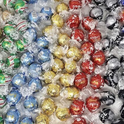 Lindt Lindor Assorted Flavored Truffles, Perfect for Parties Birthdays Engagements Weddings and More Occasions and Events, 120 Count