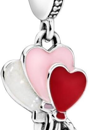 PANDORA Heart Balloons Dangle Birthday Charm