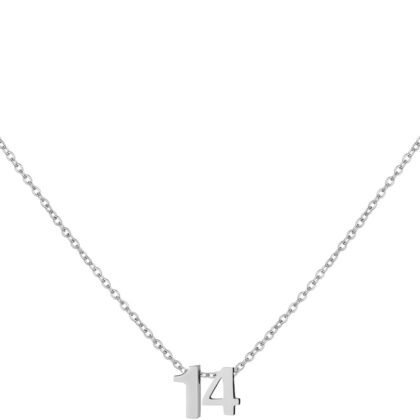 Number Necklace for Women Dainty 18K Gold Plated Pendant Necklace Charm Birth Month Personalized Jewelry Birthday Gift