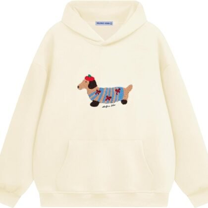 Aelfric Eden Cartoon Dog Hoodie Couple Hooded Sweatshirt Long Sleeve Pullover Oversized Hoodies 2026 Outfits
