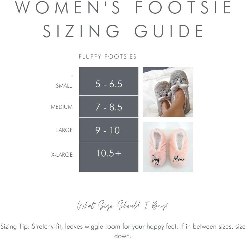 Women's Animal Footsie Slippers - Snuggle Bunny - Image 3