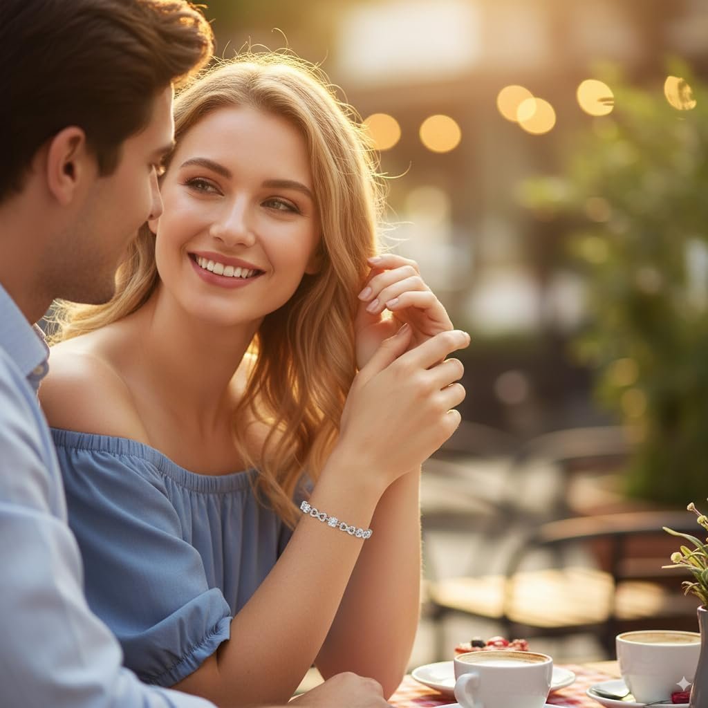 Bracelets For Women, Gold Plated & Silver Tone Heart Jewelry, Perfect for Christmas, Valentine's Day, Birthdays - Image 4