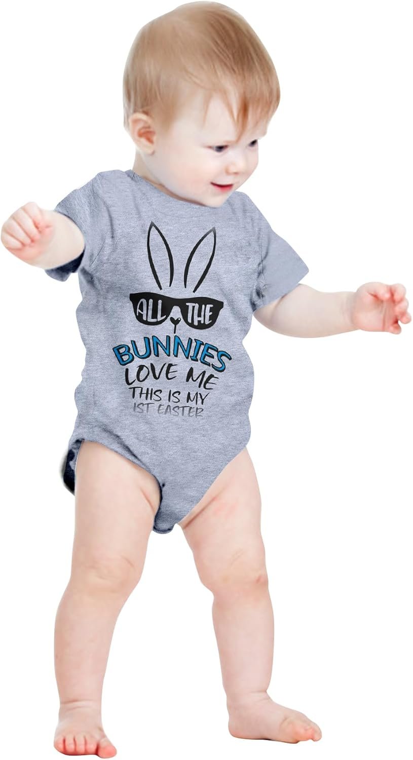 Baby Boys Girls Bodysuit Infant Funny Outfit Newborn Short Sleeve Romper Clothes Baby Jumpsuit 0-12 Months - Image 4