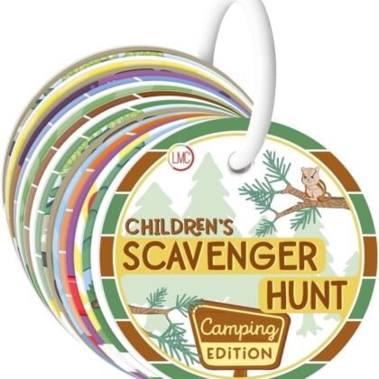 Children's Scavenger Hunt | Toddler Activities | Games for 2, 3 Year Old's & Up | Kids Educational Scavenger Hunt Cards (Camping Edition)