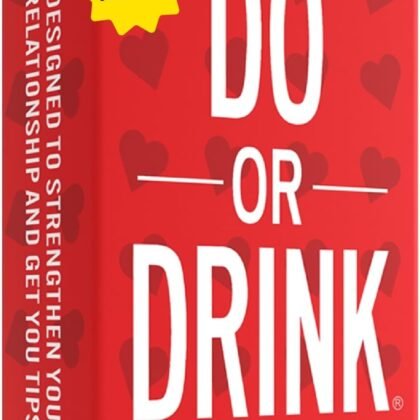 Do or Drink Date Night - Couples Drinking Card Game for Adults, Fun Romantic Game for Two, Perfect for Game Night, Parties, or Gifts for Boyfriend, Girlfriend, or Wife and Husband, 250 Cards