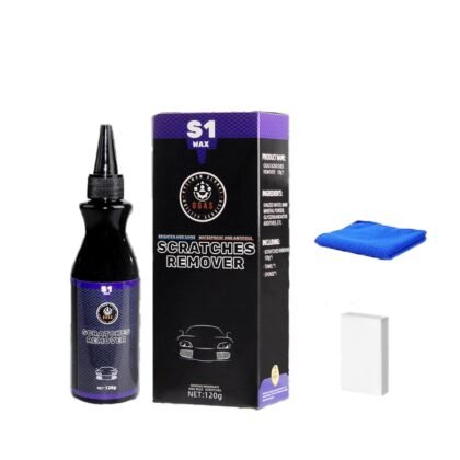 Car Scratch Remover Kit - Quick Scratch Repair Paste & Polish for Cars, Trucks & SUVs (120g) | Includes Applicator Sponge & Microfiber Cloths | Easy Paint Scratch Restoration