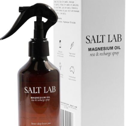 Magnesium Oil Spray, Gift for Relaxation, Topical Magnesium Spray for Adults, Non Sticky Formula, Supports Restful Sleep, Easy to Apply & Quick Drying, Fragrance Free, Made in Australia