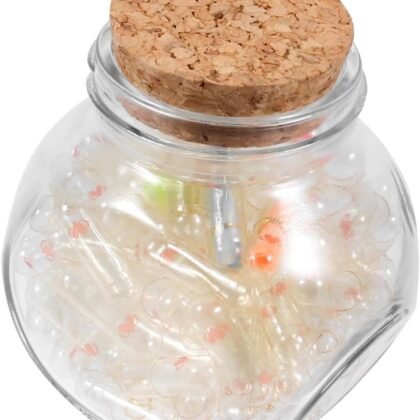 MAGICLULU Creative Wishing Bottle Message Capsules Glow- Dark Diy Note Unique Love Letters Valentine Day Weddings and Special Occasions