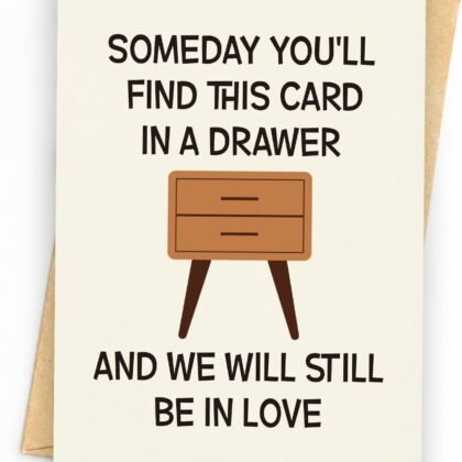 WowBefun Funny Birthday Card & Gifts for Husband Boyfriend Him, Happy Anniversary Card & Gifts, Valentine Day