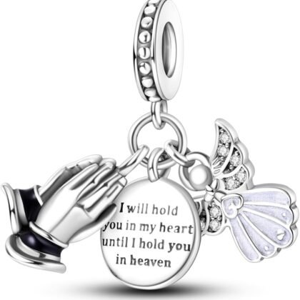 Parmuz 925 Sterling Silver Charm for Bracelet Necklace Dangle Love Mom Ocean travel Butterfly Party Charm Beads Pendants DIY Jewelry for Women