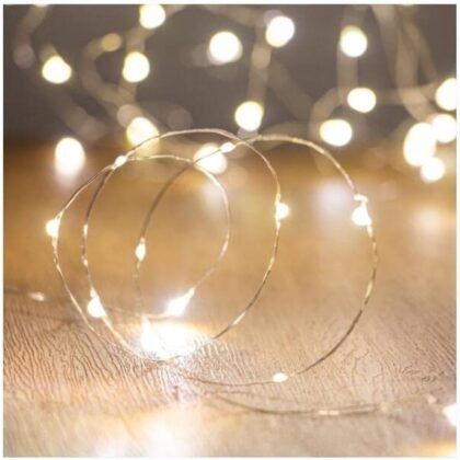 XINKAITE LEDs Fairy Lights,String Lights for Indoor&Outdoor Bedroom, Christmas, Parties, Wedding, Centerpiece, Decoration,Battery Operated (10Ft/3M Warm White)