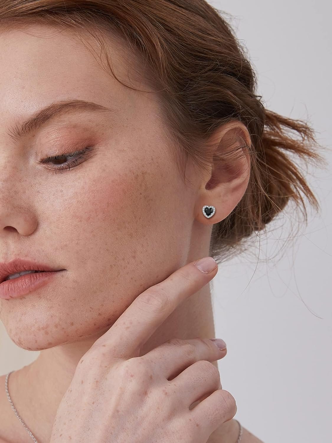 ChicSilver 925 Sterling Silver Heart/Round/Pear/Emerald Cut Birthstone Stud Earrings for Women Birthday Jewelry - Image 2