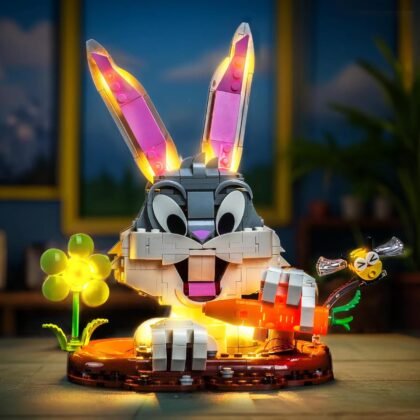 LocoLee Light kit Compatible with Lego 40920 Bugs Bunny - No Model Only Lights, LED Lighting Accessories Compatible with Lego 40920 Bugs