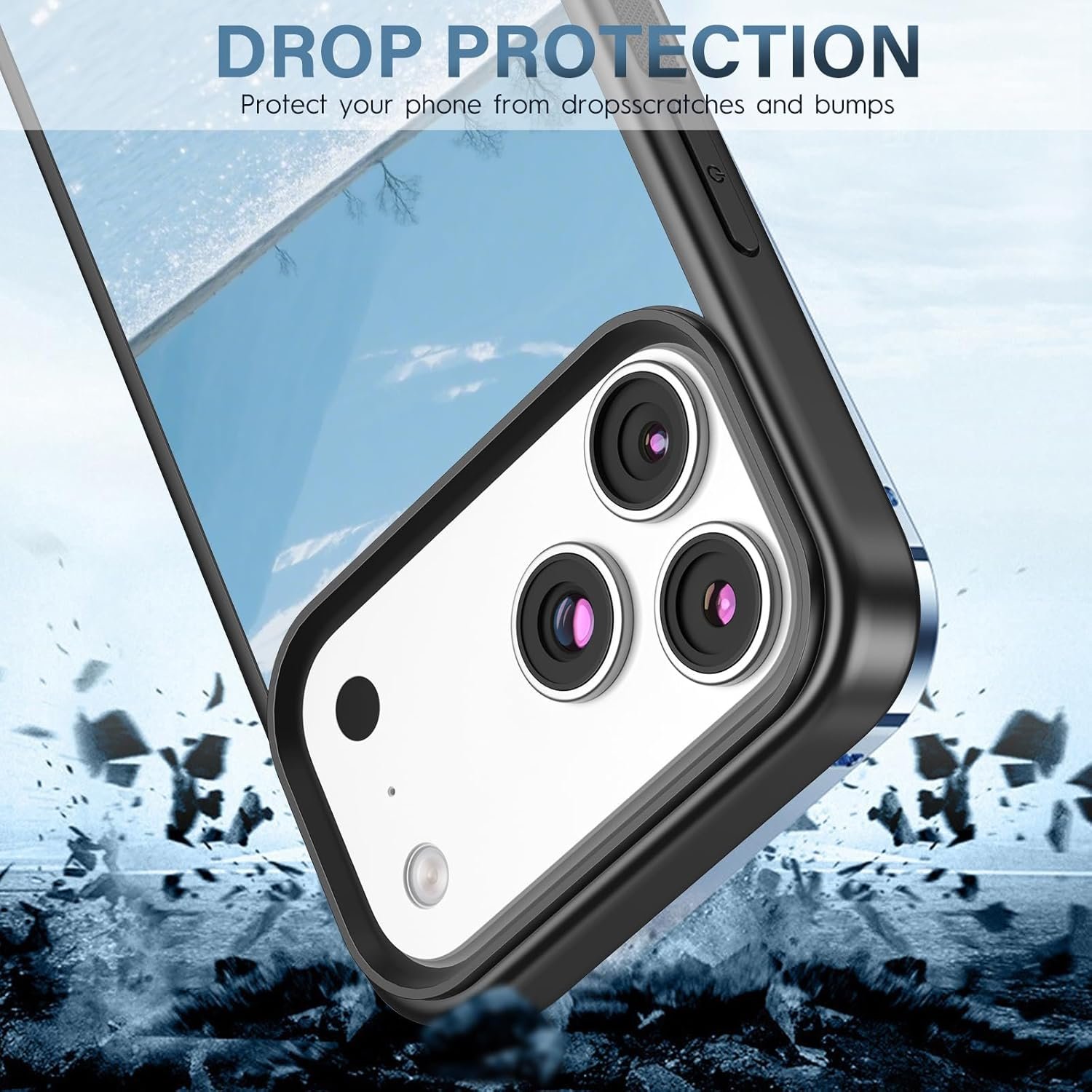 2 Pieces Magnetic Compatible for iPhone 17 Pro Max Sublimation Blank Case Compatible with MagSafe Printable DIY Phone Case Anti-Slip Shockproof Protective Cover - Image 4