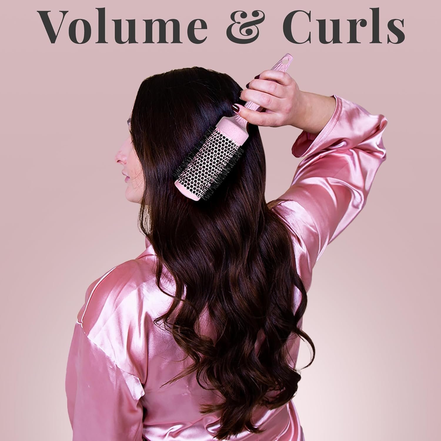 Lily England Round Blow Dry Brush Set for Women - Perfect for Voluminous Blowouts - Ceramic Ionic Technology - Luxury Gift for Her (Pink) - Image 8