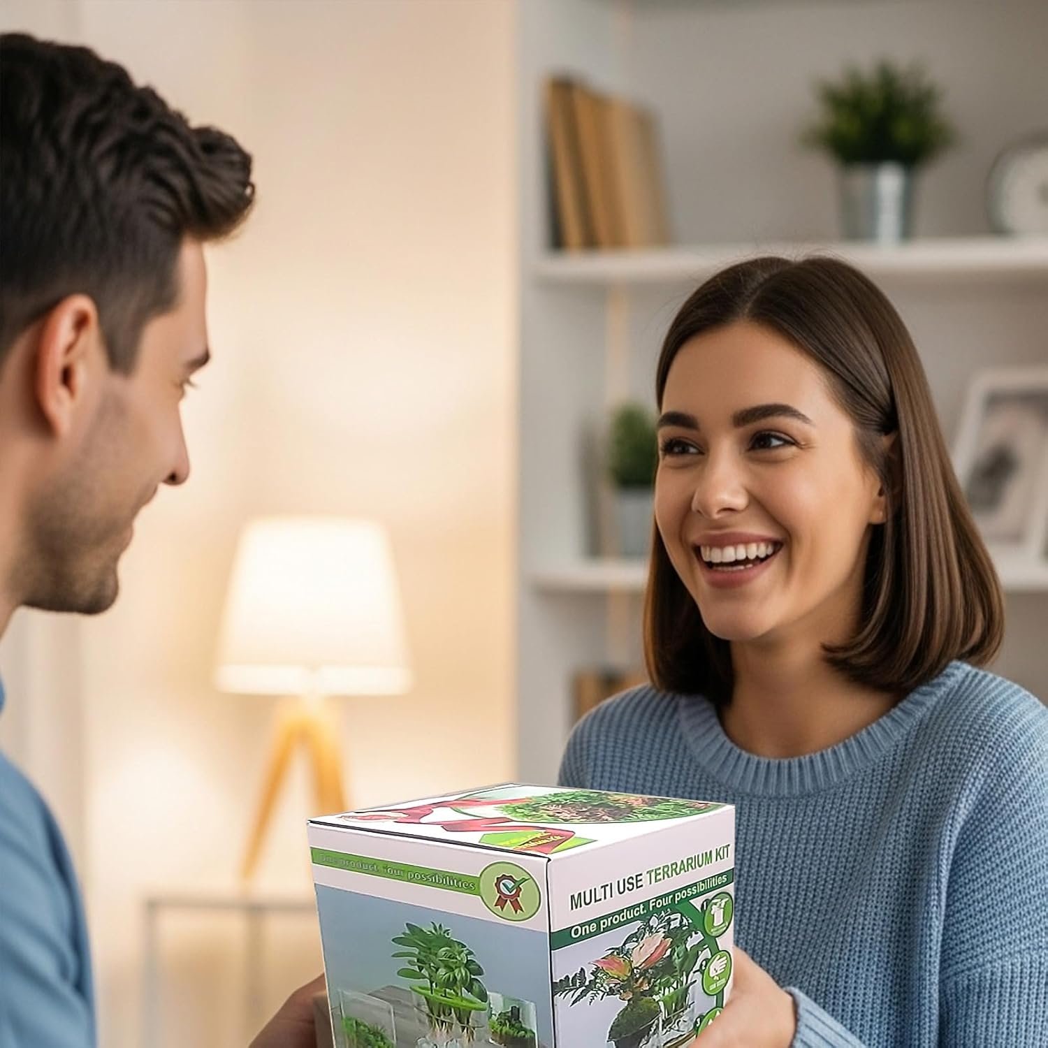 Versatile Plant Propagation Station Vase Hydroponic Planter Pot,Glass Plant Terrarium Kit,Fresh Indoor Herb Garden Kit| Christmas Birthday Gift for Gardener Women Mom Garden Lover | Home Office Decor - Image 7