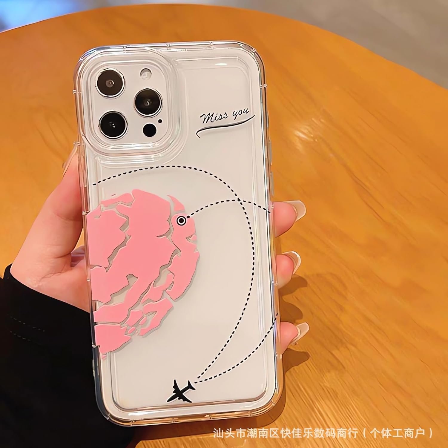 Awsaccy Cute Matching Phone Cases for Couples His and Her iPhone 16 Phone Case Cover Perfect Lover's Gift, Valentine Gift Love Set Gift for Her Him Boyfriend Girlfriend Pink - Image 4