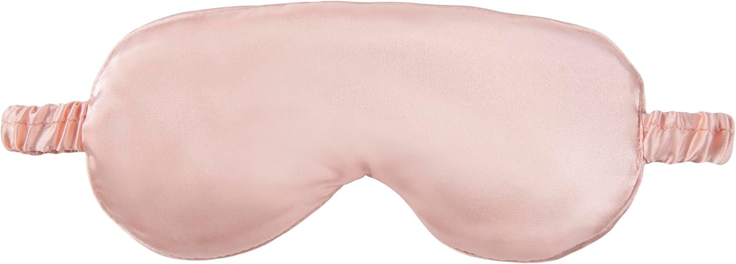 Slumber Satin Beauty Sleep Set, Peach, 3-Piece Set with Pillowcase, Eye Mask, and Scrunchie - Image 6