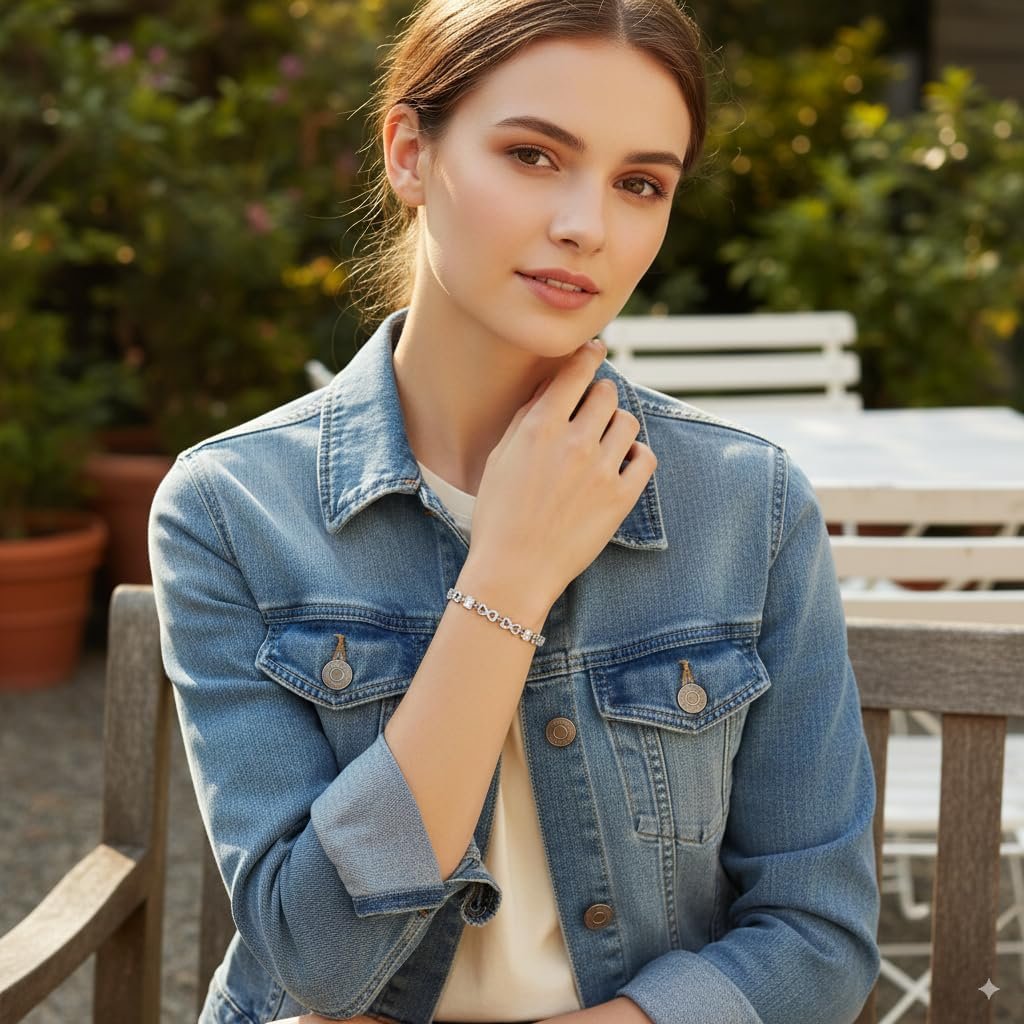 Bracelets For Women, Gold Plated & Silver Tone Heart Jewelry, Perfect for Christmas, Valentine's Day, Birthdays - Image 5