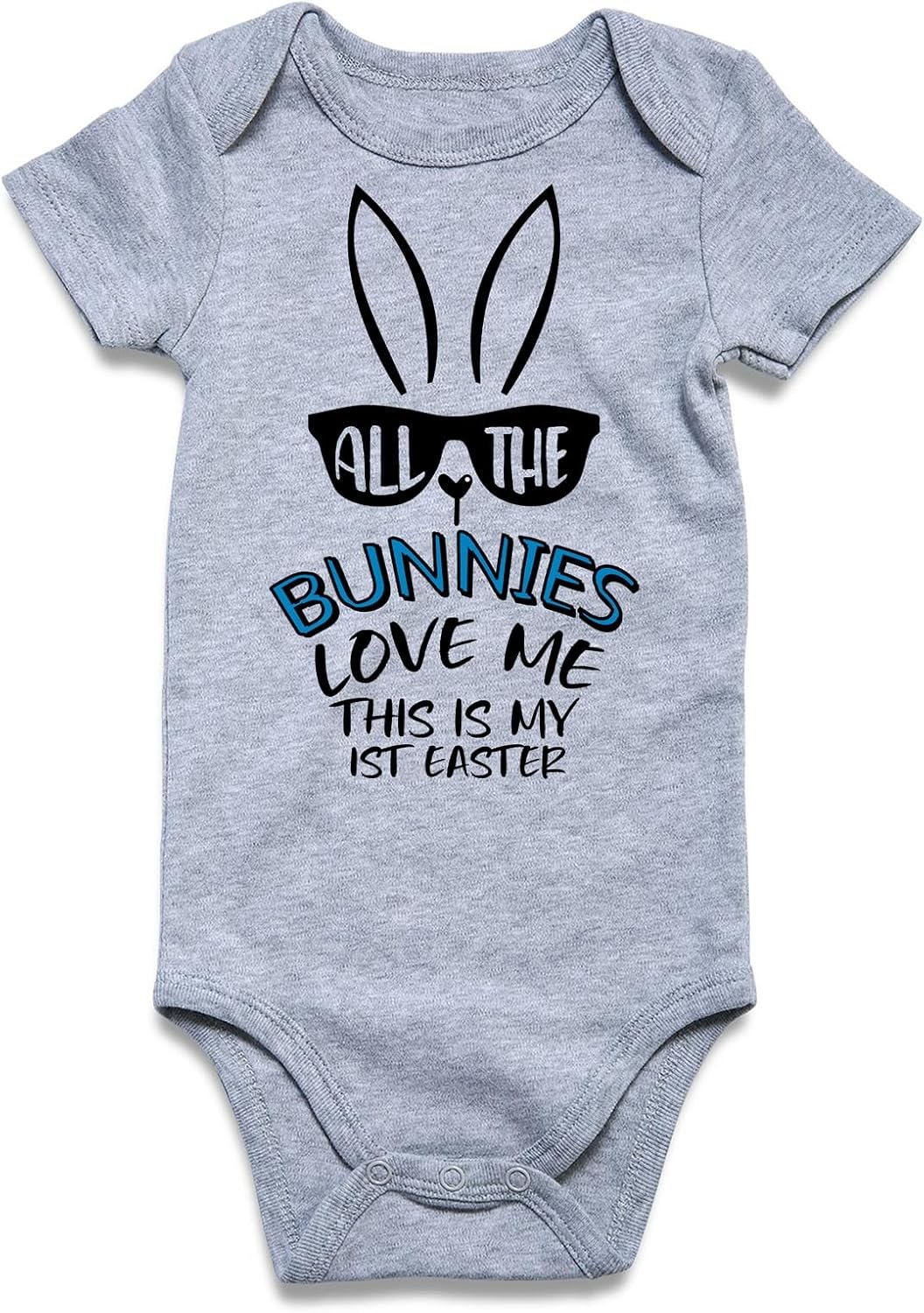 Baby Boys Girls Bodysuit Infant Funny Outfit Newborn Short Sleeve Romper Clothes Baby Jumpsuit 0-12 Months