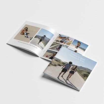 Custom Photo Book (Square: 21 x 21) - Softcover Staple-Bound Booklet Photo Book