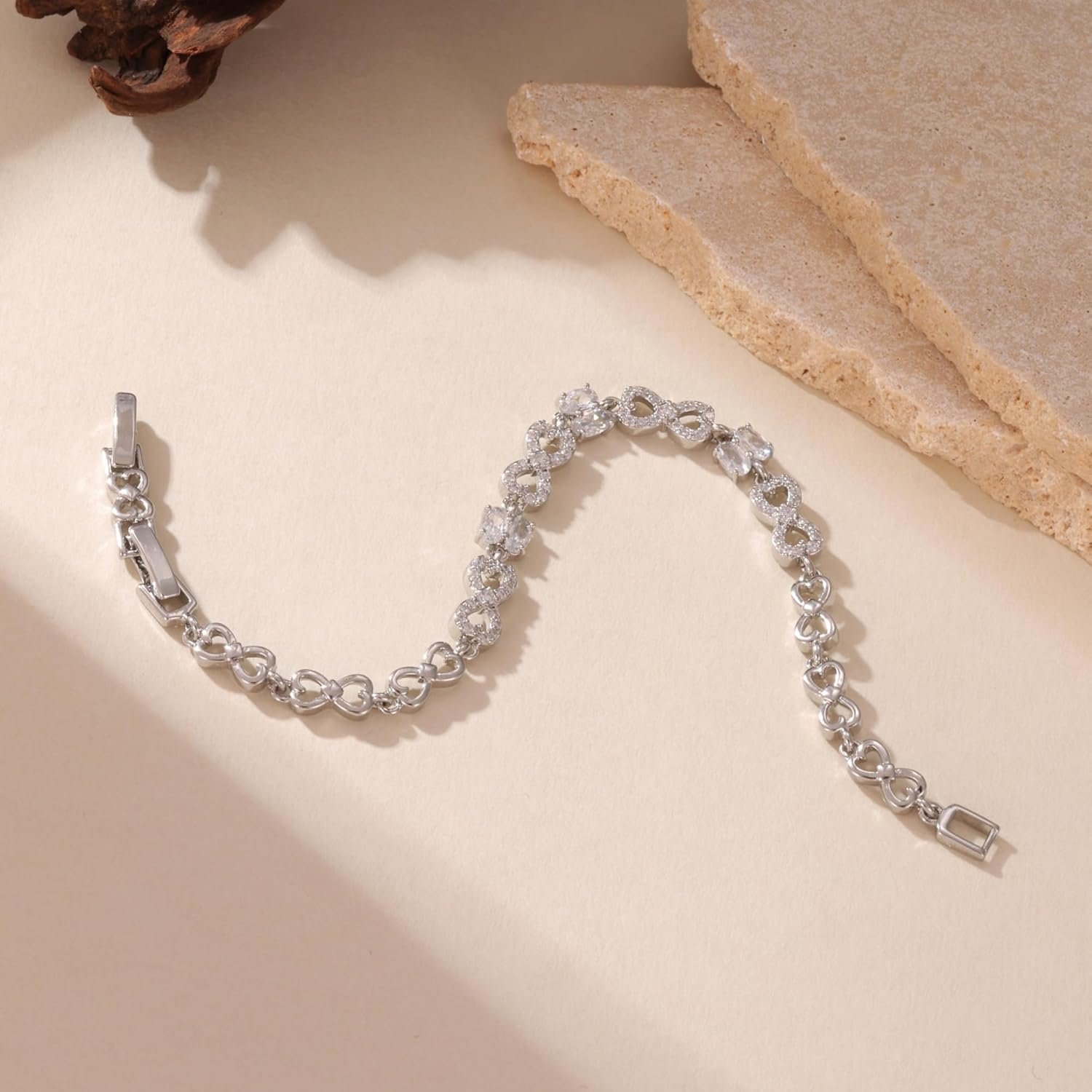 Bracelets For Women, Gold Plated & Silver Tone Heart Jewelry, Perfect for Christmas, Valentine's Day, Birthdays - Image 6