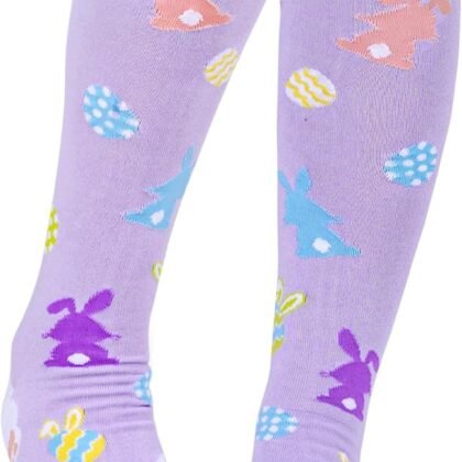 Funny Socks Novelty Knee High Socks for Women Colorful Pattern Cute Socks Adults